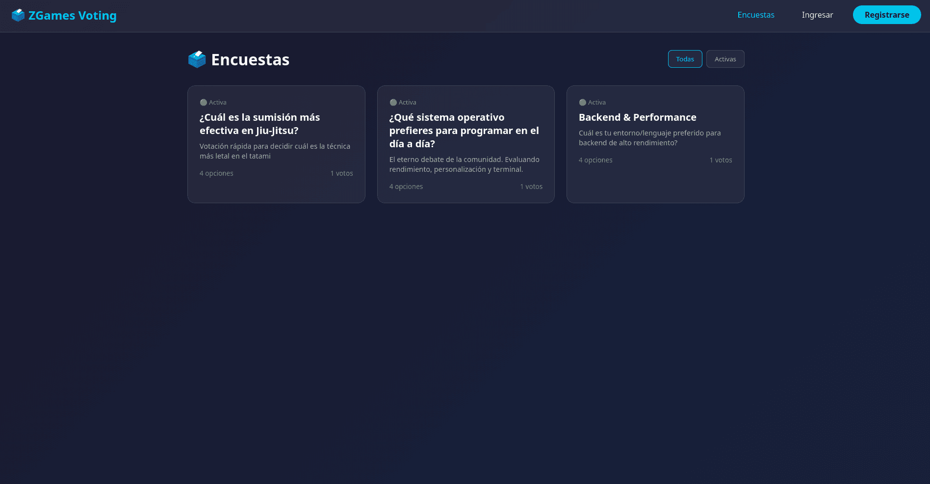 Sistema de Votaciones en Tiempo Real